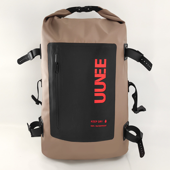 uunee Vanjski vodootporni ruksak, 30L, 500D/PVC mreža, vodootporna tkanina, za planinarenje, biciklizam, kampiranje, ronjenje