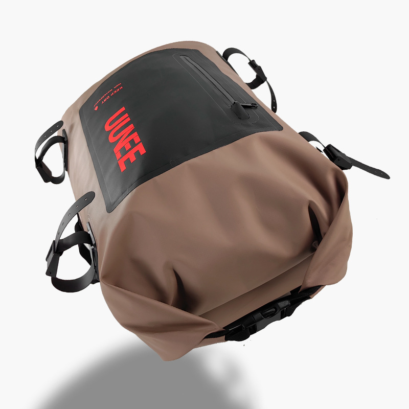 uunee Vanjski vodootporni ruksak, 30L, 500D/PVC mreža, vodootporna tkanina, za planinarenje, biciklizam, kampiranje, ronjenje