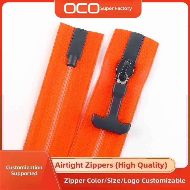 Nylonový hermetický vodeotesný zips, uzavretý koniec, model 8#, značka Oco
