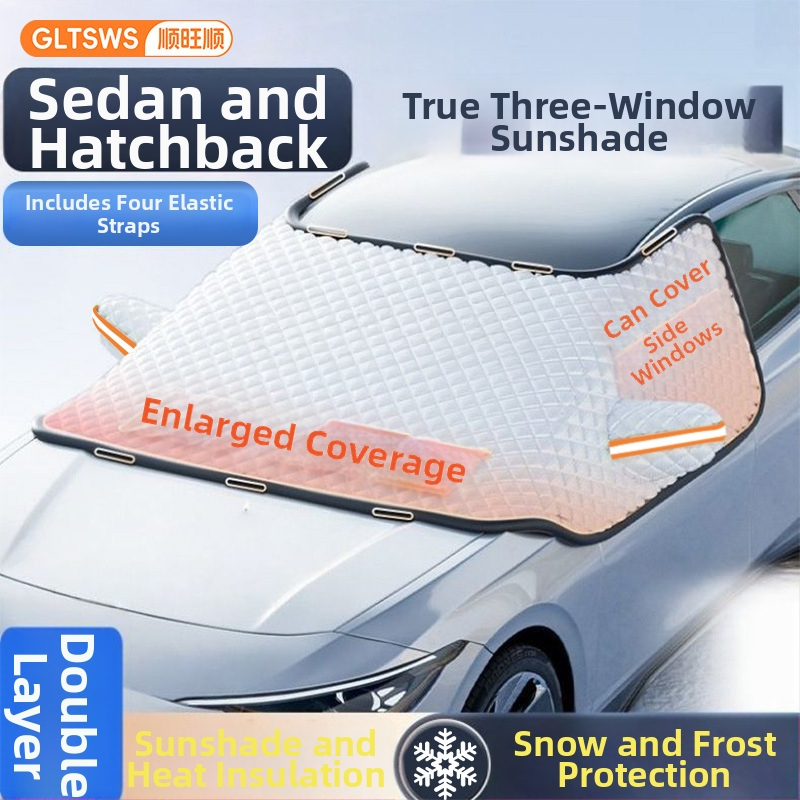 Auto suncobran za prednje vjetrobransko staklo od aluminijske folije, toplinska izolacija, zaštita od snijega i smrzavanja
