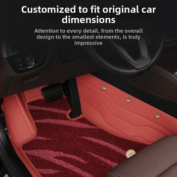 Kožené autokoberce z jachtovej kože pre určené automobily — zosilnené, s dvojitým zapínaním, odolné voči špine