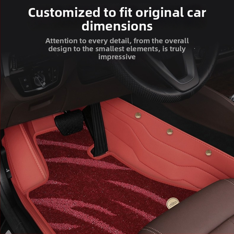 Kožené autokoberce z jachtovej kože pre určené automobily — zosilnené, s dvojitým zapínaním, odolné voči špine