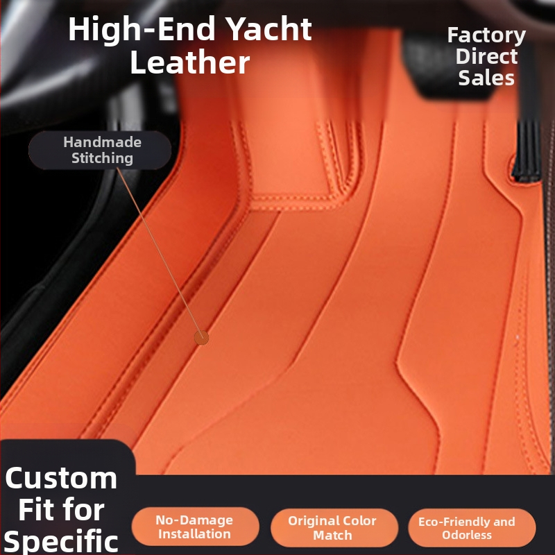 Kožené autokoberce z jachtovej kože pre určené automobily — zosilnené, s dvojitým zapínaním, odolné voči špine