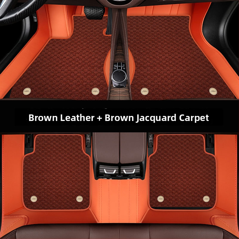 Kožené autokoberce z jachtovej kože pre určené automobily — zosilnené, s dvojitým zapínaním, odolné voči špine