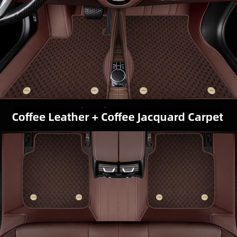 Kožené autokoberce z jachtovej kože pre určené automobily — zosilnené, s dvojitým zapínaním, odolné voči špine