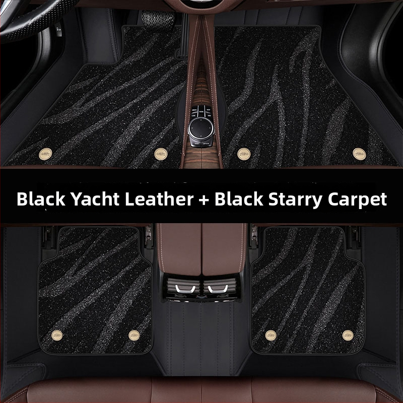 Kožené autokoberce z jachtovej kože pre určené automobily — zosilnené, s dvojitým zapínaním, odolné voči špine