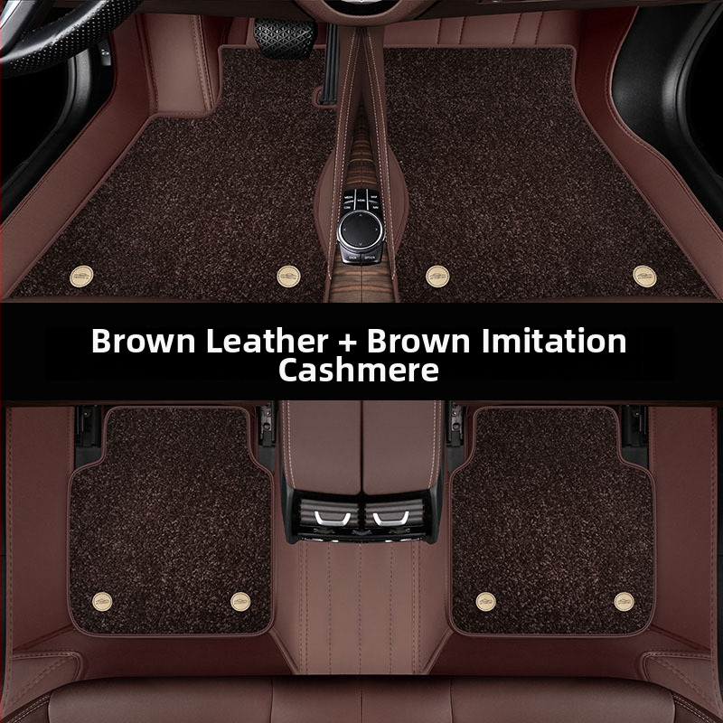 Kožené autokoberce z jachtovej kože pre určené automobily — zosilnené, s dvojitým zapínaním, odolné voči špine