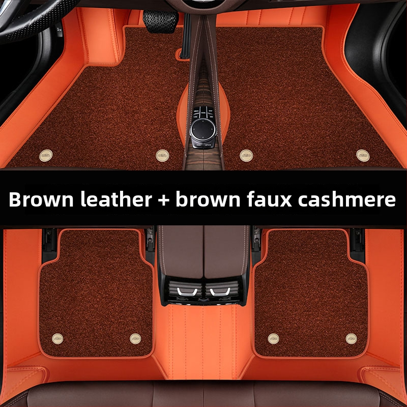 Kožené autokoberce z jachtovej kože pre určené automobily — zosilnené, s dvojitým zapínaním, odolné voči špine