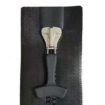 Dyqm hermetični zatvarač s gumastim zubima, bez repa, TPU, vodootporan za ronilačka i spašavateljska odjela