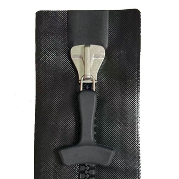 Dyqm hermetični zatvarač s gumastim zubima, bez repa, TPU, vodootporan za ronilačka i spašavateljska odjela