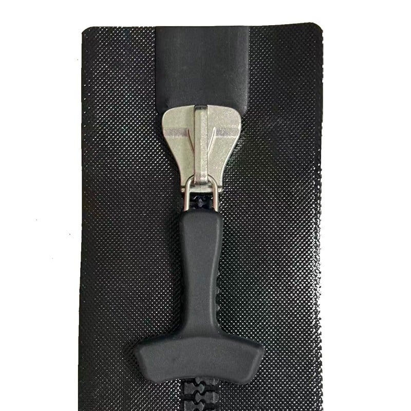 Dyqm hermetični zatvarač s gumastim zubima, bez repa, TPU, vodootporan za ronilačka i spašavateljska odjela