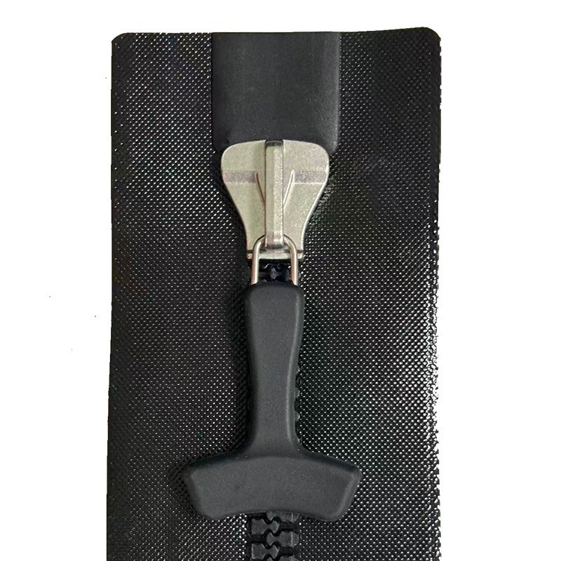 Dyqm hermetični zatvarač s gumastim zubima, bez repa, TPU, vodootporan za ronilačka i spašavateljska odjela