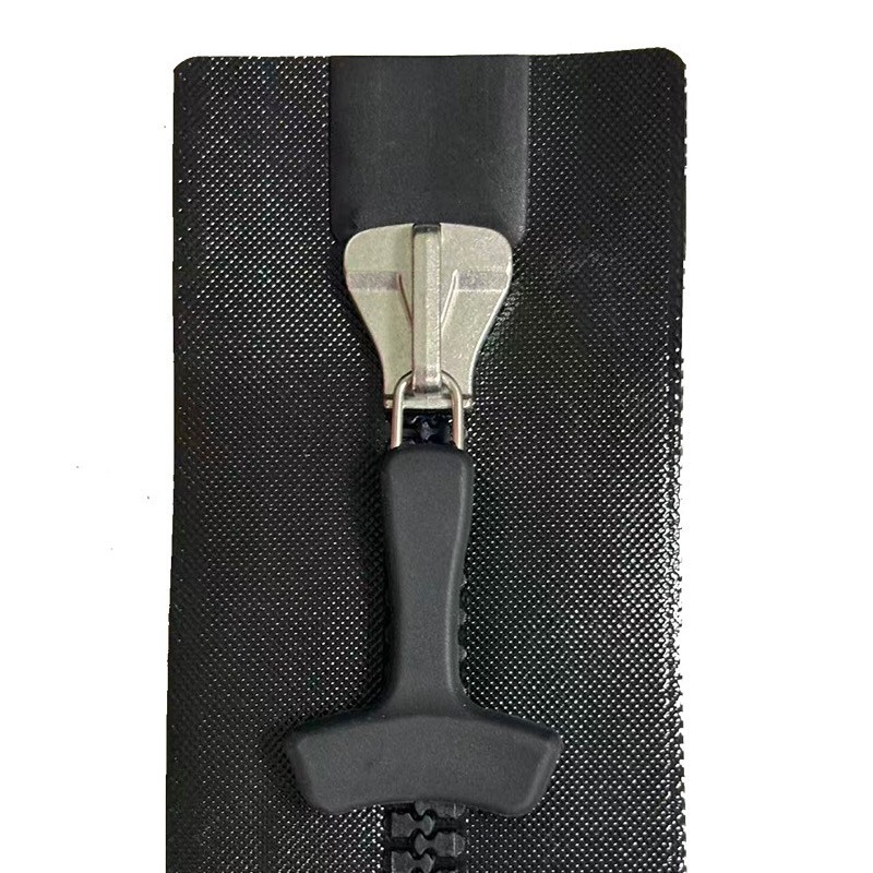 Dyqm hermetični zatvarač s gumastim zubima, bez repa, TPU, vodootporan za ronilačka i spašavateljska odjela