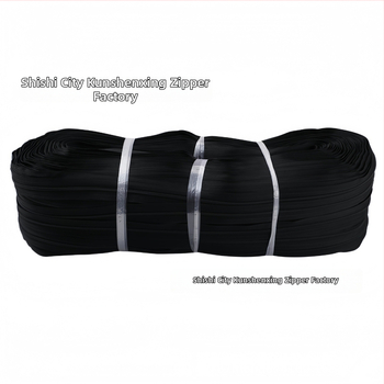 Nylonový zips s živicovými zubami, kódový zips, značka Kun Shen Xing, pôvod Fujian, model 0108