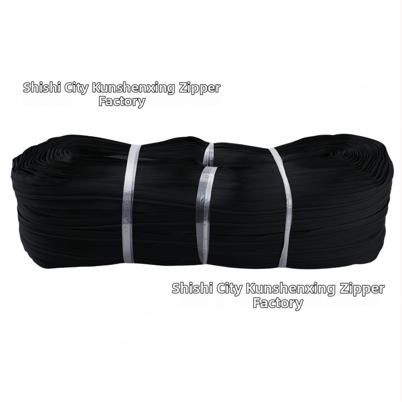 Nylonový zips s živicovými zubami, kódový zips, značka Kun Shen Xing, pôvod Fujian, model 0108