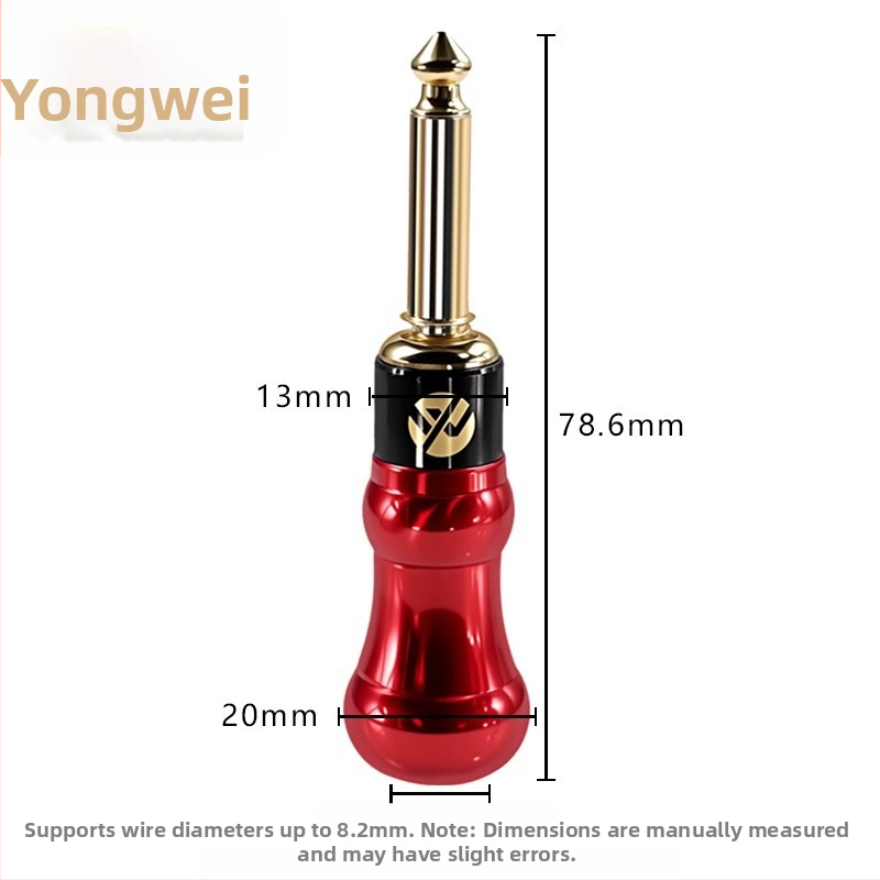 Yongwei gitarový zvukový kábel, RoHS certifikovaný, audio/video konektory, -30 až +80 °C