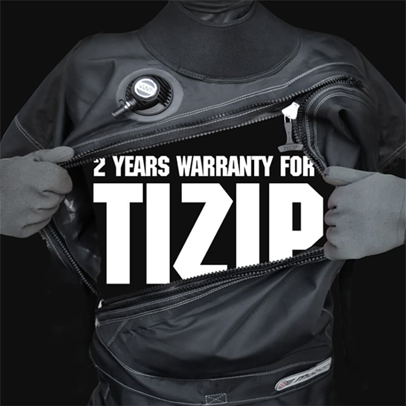 TIZIP водонепропусклив запечатващ цип, модел 8#, материал: смола, стил: затворен край, функция: водоустойчив