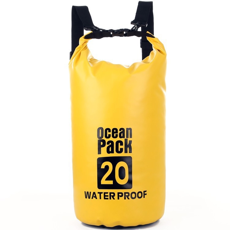 Vodootporna kanta torba za vanjsku upotrebu – zapremina 2L, PVC 500D, vodootporna tkanina, rameni nosač prilagodljiv, za kampiranje, rafting i plažu