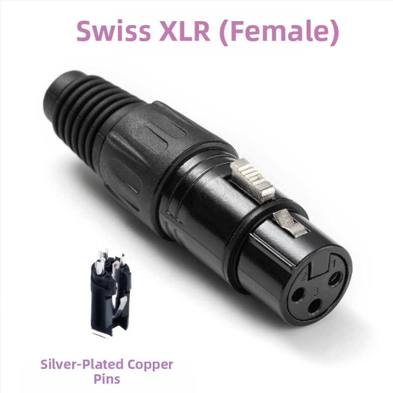 Yonglun RoHS XLR konektor 4P, meďové piny, samec aj samica, pre mixážny pult a mikrofón