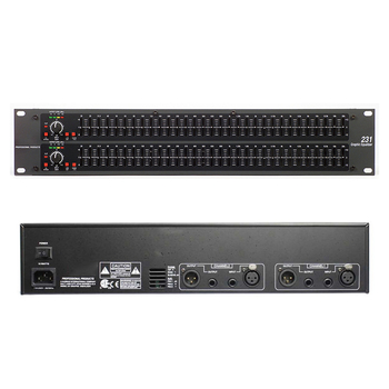 Soundbucks Dbx231 εξισωτής διπλού φάσματος, επαγγελματικός, με δύο 31-ζώνες
