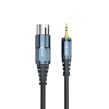 Kabel za mikrofon 3,5 mm na XLR – kondenzatorski mikrofon, brend Choseal/Akihabara, XLR muški/ženski konektori, za audio-video uređaje