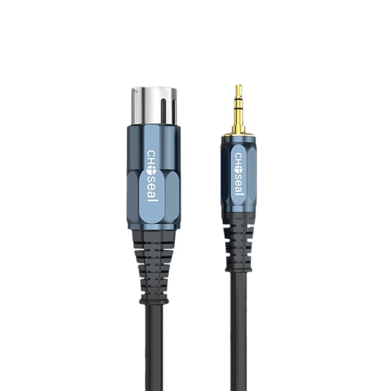 Kabel za mikrofon 3,5 mm na XLR – kondenzatorski mikrofon, brend Choseal/Akihabara, XLR muški/ženski konektori, za audio-video uređaje