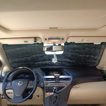 Pokrov snijega za vjetrobran automobila – debeli, prešiveni, aluminijska folija, antifriz, korejski stil, montaža karticom
