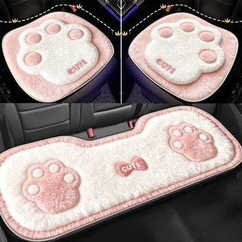 Автомобилна подложка за седалка – полиестер, геометричен и карикатурен модел, правоъгълна форма, измиваема, персонализираема