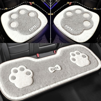 Автомобилна подложка за седалка – полиестер, геометричен и карикатурен модел, правоъгълна форма, измиваема, персонализираема