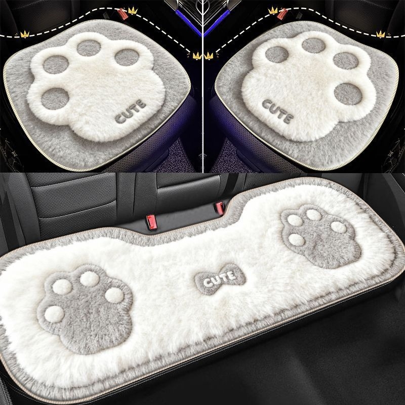 Автомобилна подложка за седалка – полиестер, геометричен и карикатурен модел, правоъгълна форма, измиваема, персонализираема