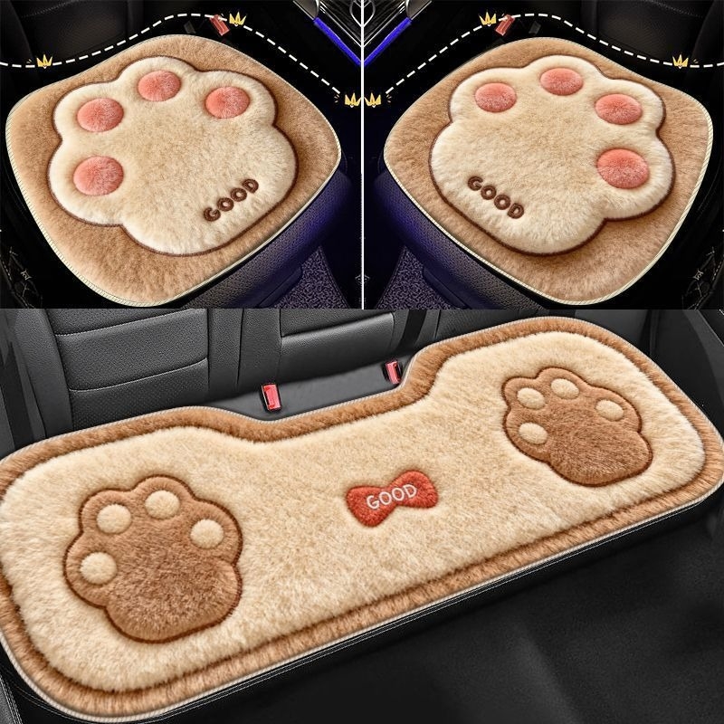 Автомобилна подложка за седалка – полиестер, геометричен и карикатурен модел, правоъгълна форма, измиваема, персонализираема