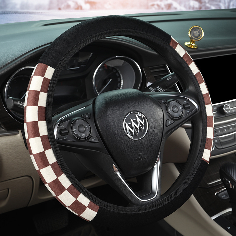 Navlaka za volan od pliša, univerzalna instalacija, originalni stil, mogućnost prilagodbe obrade, Rongfeng