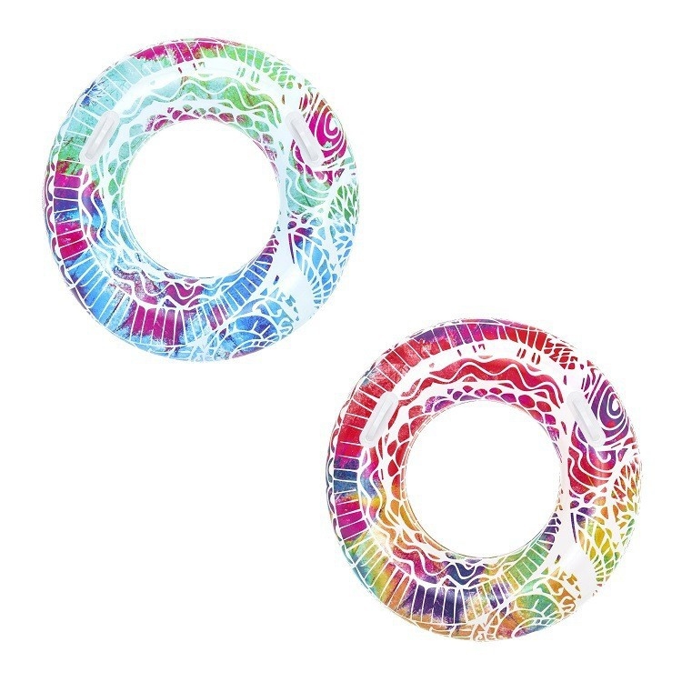 Bestway 36084 odrasli plivački prsten s držačima, prsten za sjedenje, debeli i prošireni podlaktni prsten, PVC
