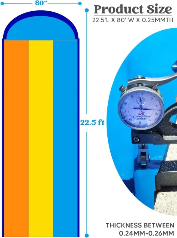 Dječja napuhiva vodena ljuljačka s obiteljskim interaktivnim prskanjem po travnjaku, Surfboard, dvostruka vodena ljuljačka, ekološki PVC, model CF-118