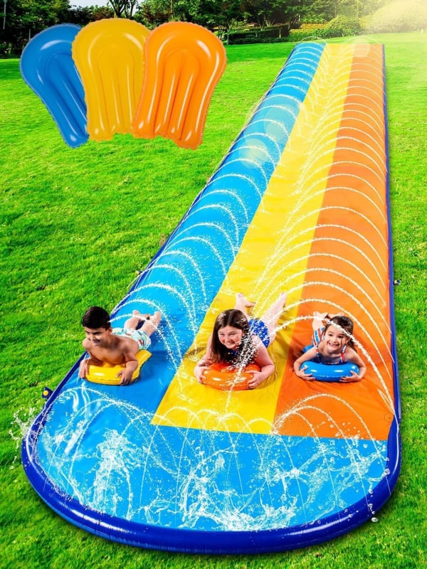 Dječja napuhiva vodena ljuljačka s obiteljskim interaktivnim prskanjem po travnjaku, Surfboard, dvostruka vodena ljuljačka, ekološki PVC, model CF-118