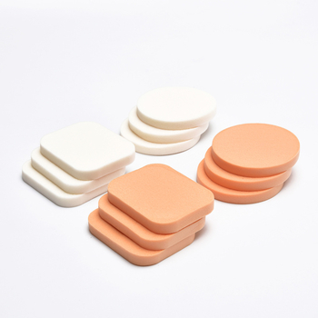 Egyszerhasználatos nedves-száraz kettős használatú púderpú, latex kozmetikai eszköz, 200 darab/csomag, Zhejiang eredet