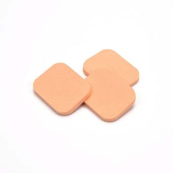 Egyszerhasználatos nedves-száraz kettős használatú púderpú, latex kozmetikai eszköz, 200 darab/csomag, Zhejiang eredet