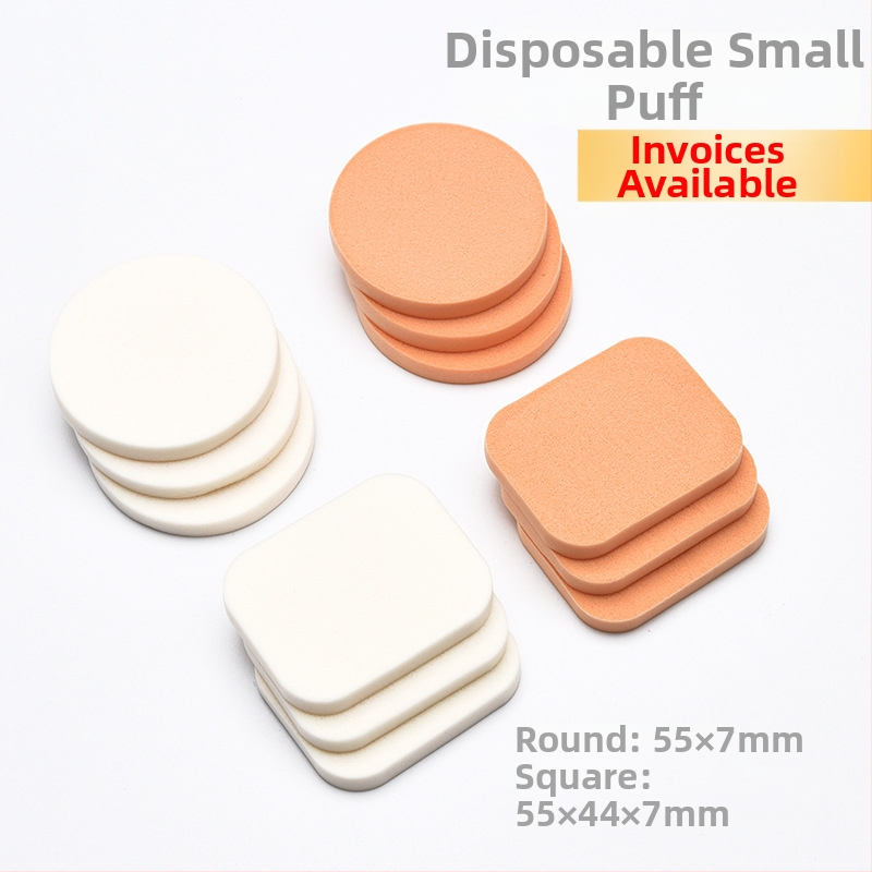 Jednorazová vlhko-suchá dvojúžitá pudrová špongia, latex kozmetický nástroj, 200 ks v balení, pôvod Zhejiang