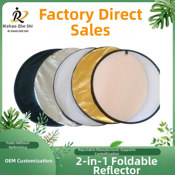 Fundal și reflector oval, 2 în 1 pentru fotografie de produs în exterior, portabil, pliabil, 1 kg, țesătură reflectorizantă de înaltă calitate