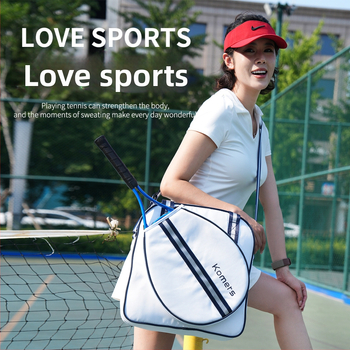 Taška na tenis a badminton — polyester, Veľká kapacita, Prenosná — Model K372#