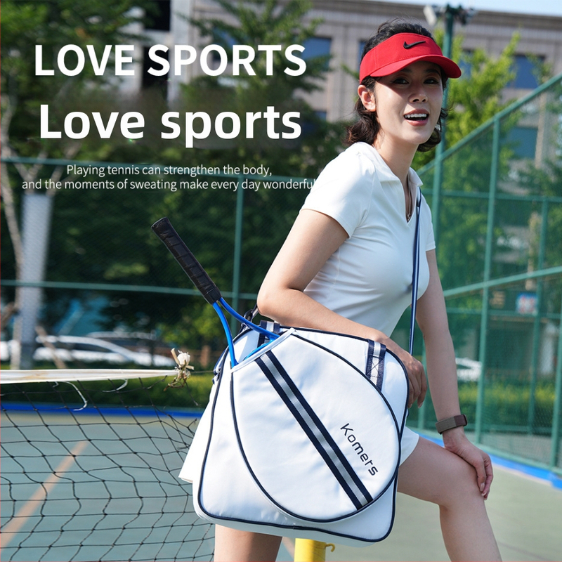 Taška na tenis a badminton — polyester, Veľká kapacita, Prenosná — Model K372#