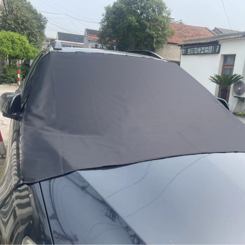 Auto snježni štit za prednje staklo – PVC materijal, debeli dizajn, ugradnja karticom, opća kompatibilnost, težina 280-350 g