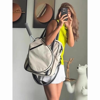 Platnena torba za tenis i badminton, velika kapaciteta, preko ramena