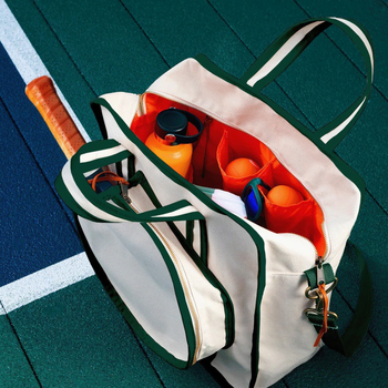 Platnena torba za tenis i badminton, velika kapaciteta, preko ramena