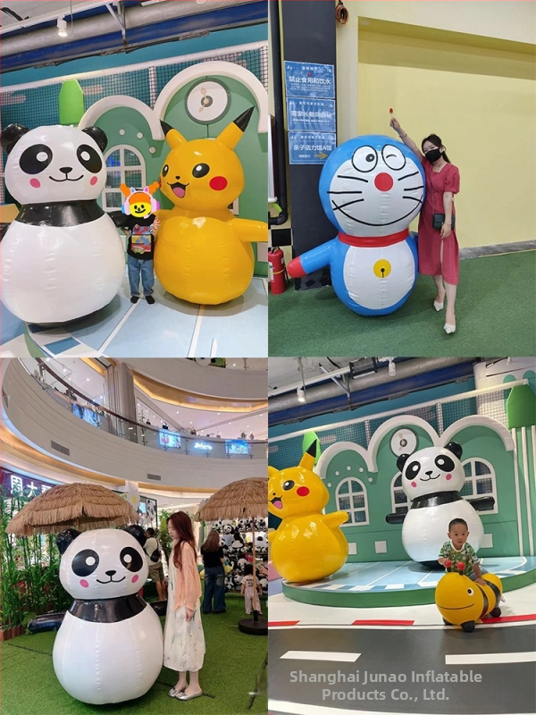 JUNAO detský nafukovací vodný set s bazénom morských guličiek, univerzálny model, materiál PVC Clamp Mesh, vlastná úprava k dispozícii, pôvod Anhui