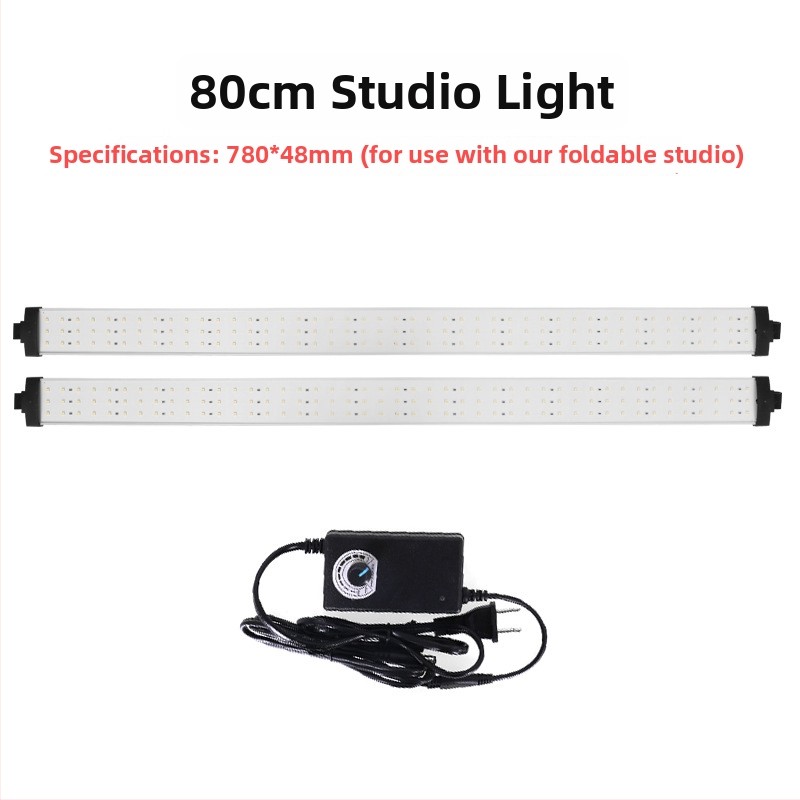 Alumíniové puzdro štúdiový osvetľovací panel s LED pásikom, jemné svetlo, bezkrokové stmievanie, 22W, 7–12V