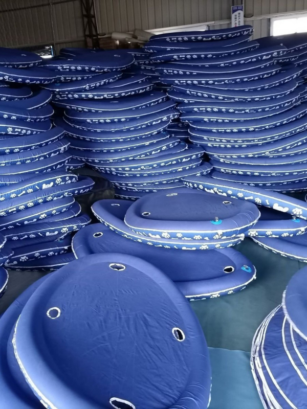 Naduvna plivačka platforma za psa – ekološki PVC, PL003, prijenosna