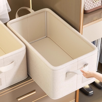 Sklopiva kutija za odlaganje odjeće od platna – prijenosna, kapacitet 20–30 L, minimalistički stil