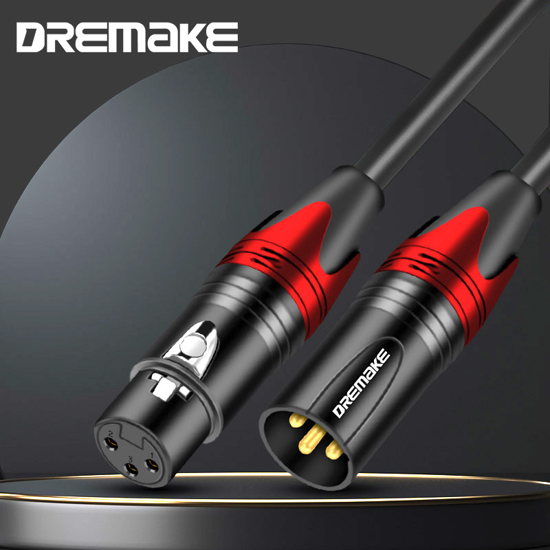 XLR audio kabel, muško–ženski, dvostrano ojačan, balansirani kabel za mikrofon povezan s mikserom