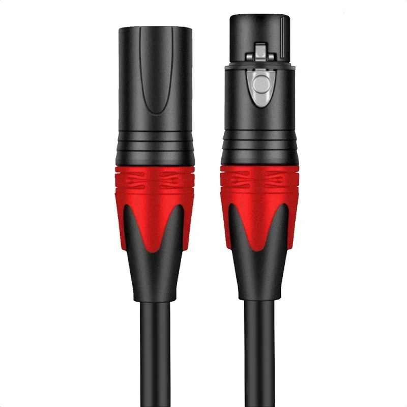 XLR audio kabel, muško–ženski, dvostrano ojačan, balansirani kabel za mikrofon povezan s mikserom